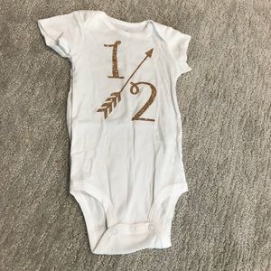 1/2 Birthday Onesie